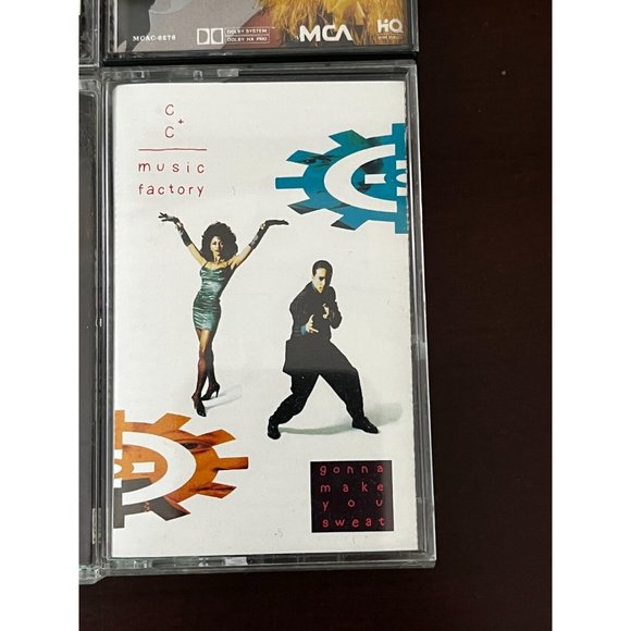 Vintage lot 9 1990s Cassette Tapes Dance Pop EMF C&C Watley Mix K7 - Picture 4 of 10